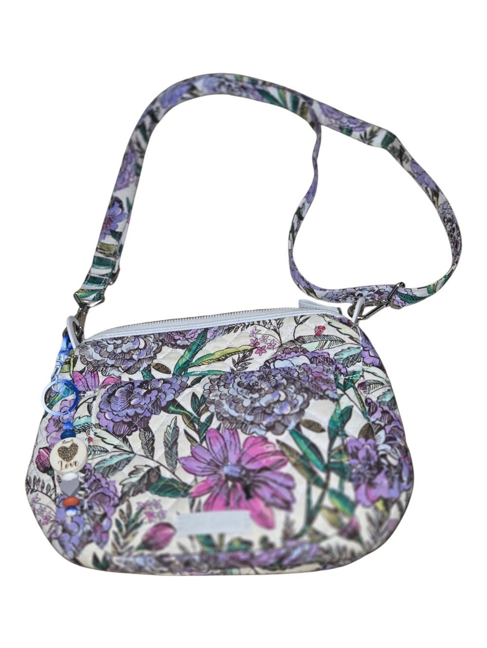 Vera Bradley Lavender Meadow Crossbody — Purple Floral, Lightweight, Bag13
